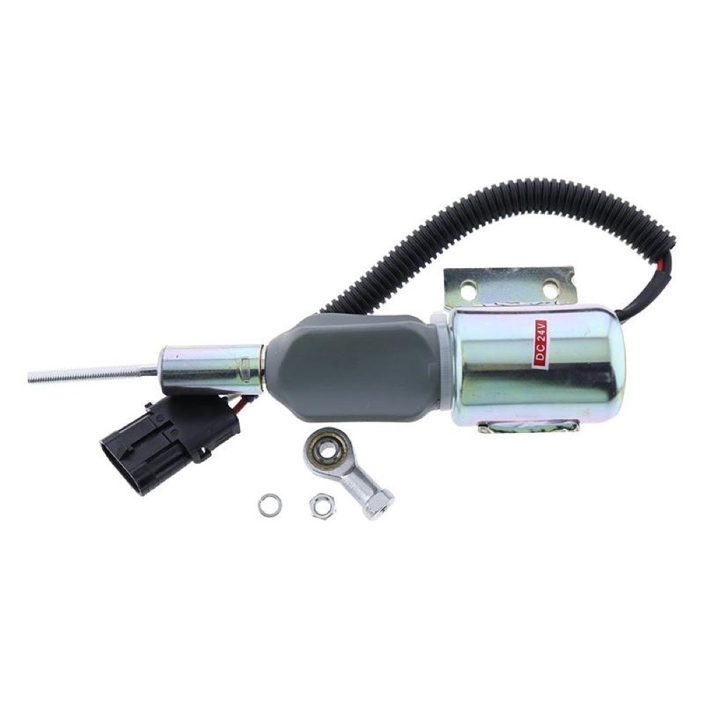 24V Diesel Engine Shutoff Solenoid 3932530 SA-4756-24 fits Cummins Engine 5.9L 6BT